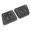 Brake and Clutch Pedal Pad E0ZZ 7624 Brake Pedal Pad Rubber Cover Replacement for Mustang 5 Speed Manual 1979 1993