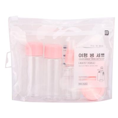 6 uds botella de spray de maquillaje transparente loción contenedor vacío botellas Kit de juego de viaje