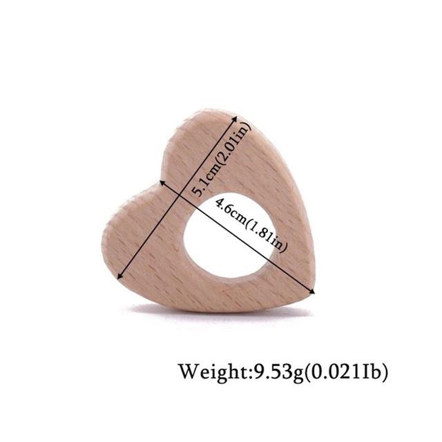 1pc Baby Teether Wooden Animal Pacifier Pendant BPA Free Beech Koala Rodent Baby Gym Accessories Teeth Pendant Children'S Goods