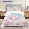 Magical Unicorn Rainbow Fantasy Bedding 1 Duvet Cover 2 Pillowcase Without Core Bedding Set Christmas Birthday Gift