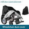 Waterproof Electric Wheelchair Protective Cover Weather Protection Rain Cover  Elderly Scooter