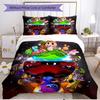 3pcs Duvet Cover Set (1*Duvet Cover + 2*Pillowcase, Without Core), Sprunki Game Print Soft All‑Season Bedding Set, Home Bedroom Decor Gift