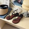 Flat bottom versatile soft bottom slippers women's 2025 new summer models women's models popular women's home wear light and not tired feet