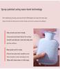 Silicone Hot Water Bottle - Macaron Colors, Large Capacity, Pour-In Design