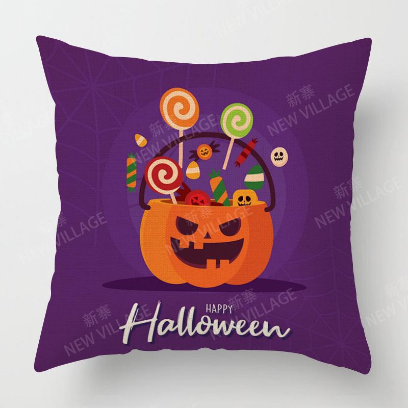 Decorative Cushion Home Living Room Decor Throw Pillow Cover Pillowcase Halloween Autumn