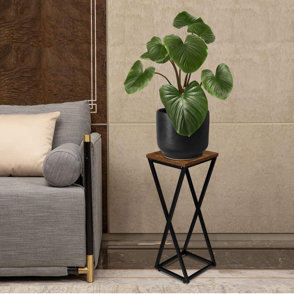 Loft Planter Konel Rustic Loft Black 62 Cm