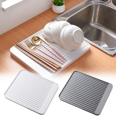Mode Kieselalgen Schlamm Abtropffläche Matte konkaven und konvexen Design Küche Drain Storage Panel Drain