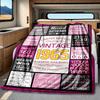 Happy 60Th Birthday To You Blanket Personalized Name Soft Comfortable Stylish Blanket Car Blanket Perfect For Travel Camping Outdoor Home Suitable For