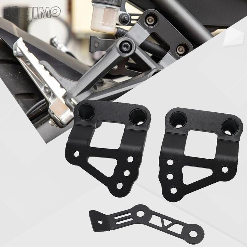 Foot Pegs Motorcycle Accessories Passenger Footrests Supports Kit Footpeg Lowering Kit For YAMAHA MT09 MT-09 MT 09 2014-
