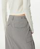 Musinsa Standard Woman Women'S Cargo Maxi Skirt [Light Grey]