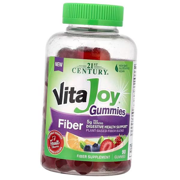 

Клітковина, VitaJoy Fiber Gummies, 21st Century 90 табл Фруктовий (69440007) 90tab Fruit