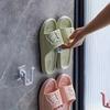 3pcs Colorful Self-adhesive Slipper Racks - Waterproof for Bathroom, Kitchen and Bedroom Decoration