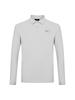 WIDEANGLE To Tour Fit Long Sleeve Polo Shirt M_Ice Grey