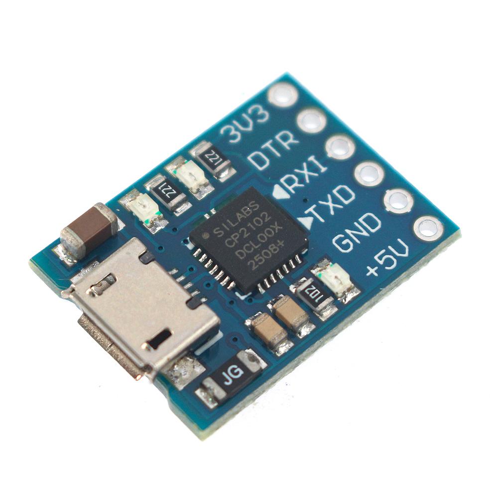 

1PCS CP2102 Type-C / MICRO USB To UART TTL Module 6Pin Serial Converter UART STC Replace FT232 Micro