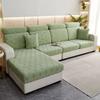 Thickened Jacquard Velvet Elastic Sofa Cover with Cushion Cover.
