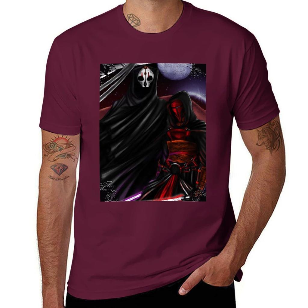 Episches Revan- und Darth-Nihilus-T-Shirt, süße Kleidung, Tiermotiv, Jungen, Vintage, Oversize, Fruit of the Loom Herren-T-Shirts