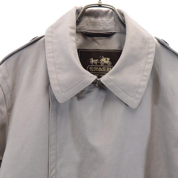 COACH Linen Blend coat L Beige Men's Used