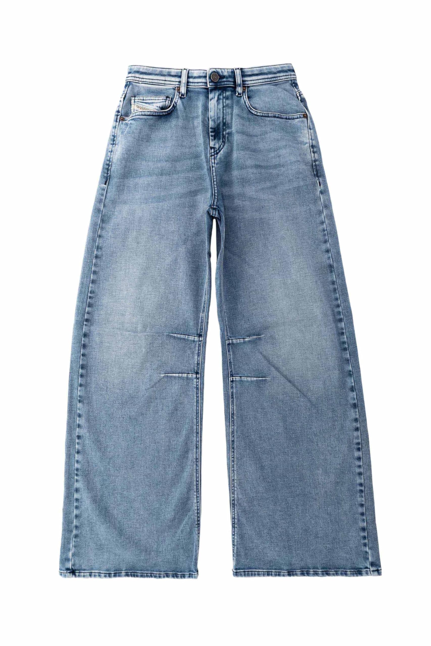

Pants Regular Loose Fit 2024 A18068R69ZU 01 Indigo Blue 28 [Diesel] Women s P-MIRT-NE