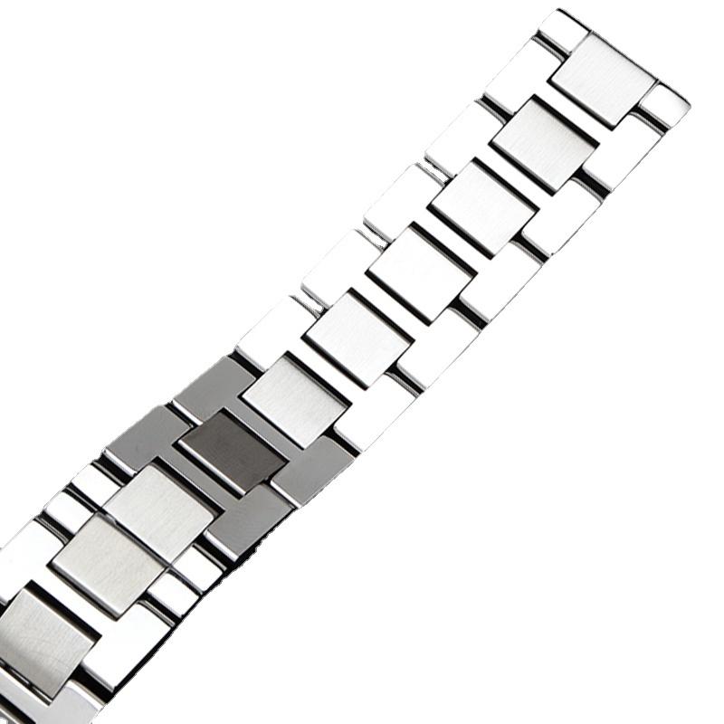 Correa de Reloj de Acero Inoxidable para Cartier Tank Tank Lun Pier Key Barril de Vino Resistente al Sudor Hombre Mujer Correa de Reloj Accesorios 20 23mm