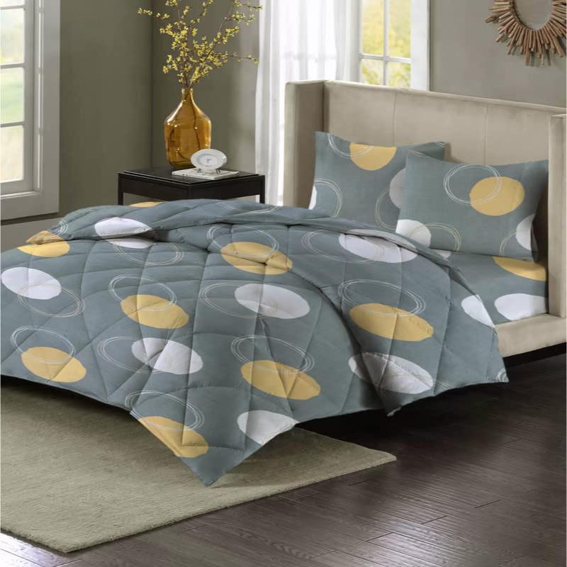 

Двустороннее одеяло переменного тока из микрофибры 220 GSM/одеяло на зиму/одеяла/одеяла для двуспальной кровати размера King Size с бесплатными 2 наволочками (152X240) cm SINGAL