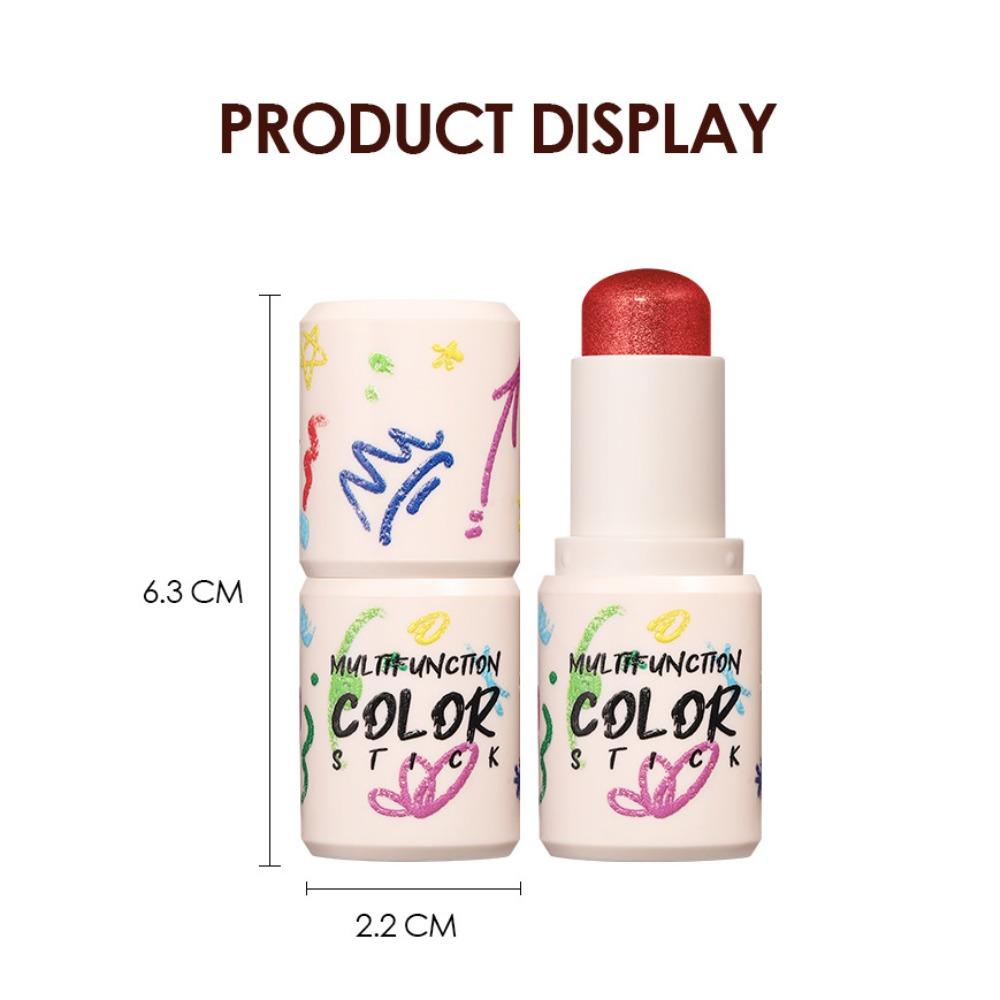 LANGMANNI 4 Color Blush Sticks Lasting Naturally Brighten Blush Stick