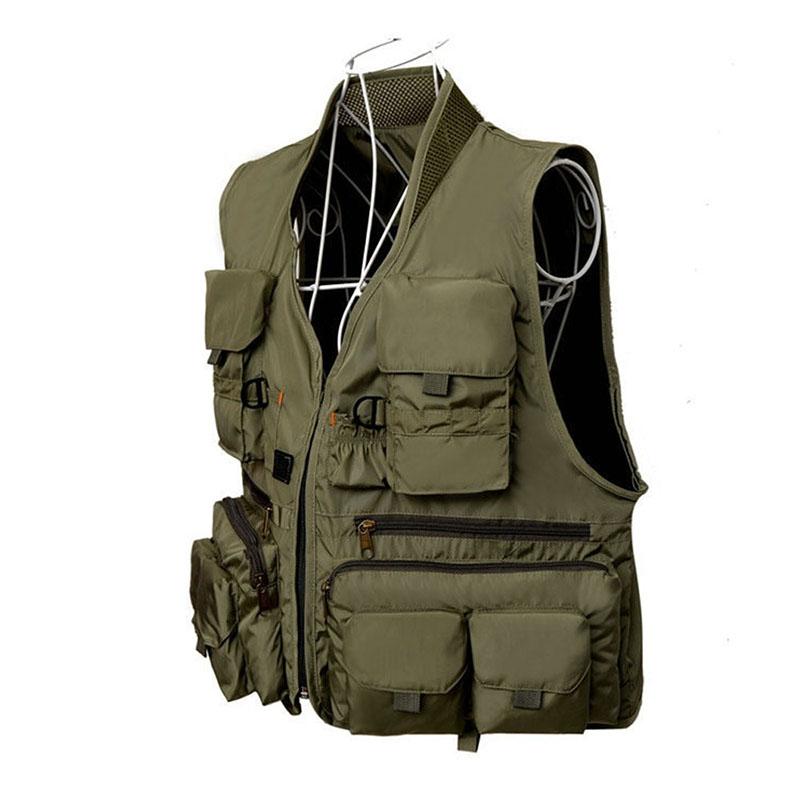 Fishing Vest Quick Dry Fish Vest Breathable Material Fishing Jacket Outdoor Sport Safety Waistcoat