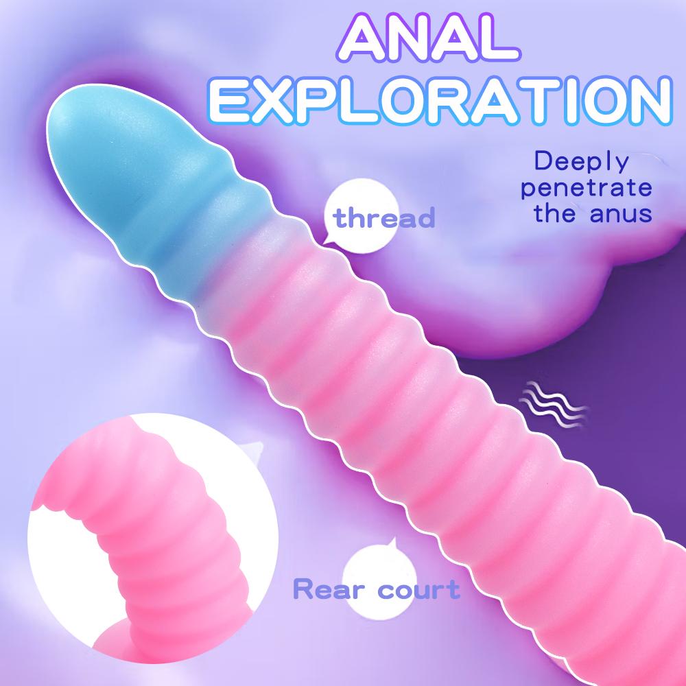 Liquid silicone anal plug oversized high-quality threaded anal plug female sex toy anal plug male homosexual toy