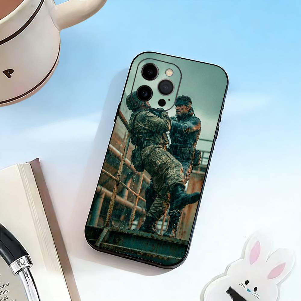 GM-Metal Gear Solid1 Phone Case For iPhone 17, 16,15,14,13,12,11 Plus,Pro Max, Others Soft Black Cover