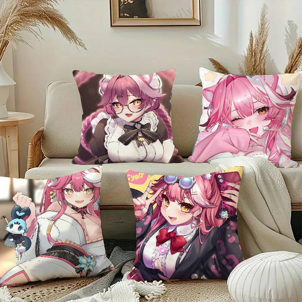 Raora Panthera Anime Pillow Case Square Pillow Bedroom Sofa Leisure Comfort Cushion Car Home Decoration