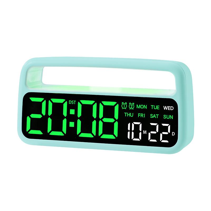 

5520 LED Multifunctional Alarm Clock with Atmosphere Light for Home Decor