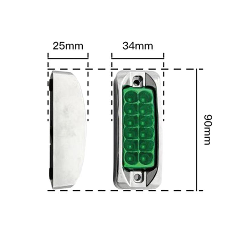 Trobe Warning Light Grille Flashing Lightbar Truck Car Beacon Lamp Emergency Traffic Light 12V 24V