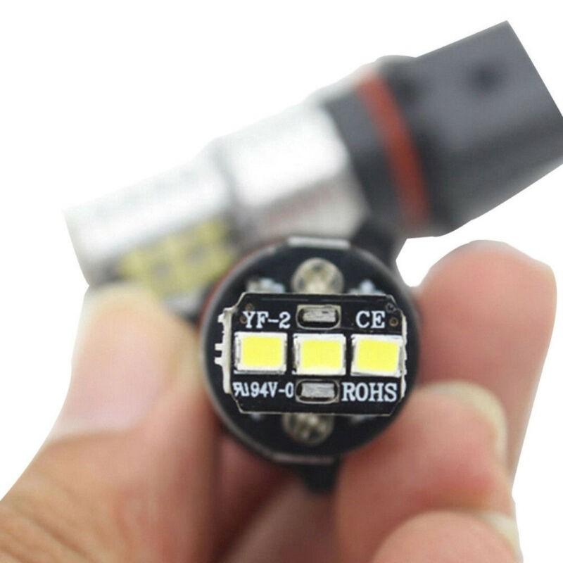 2x Canbus P13W 2835 15 LED Fog Lamp Daytime Running Light DRL Fog Bulb LED Replacement Bulbs Car Turn Signal Lamp 12V