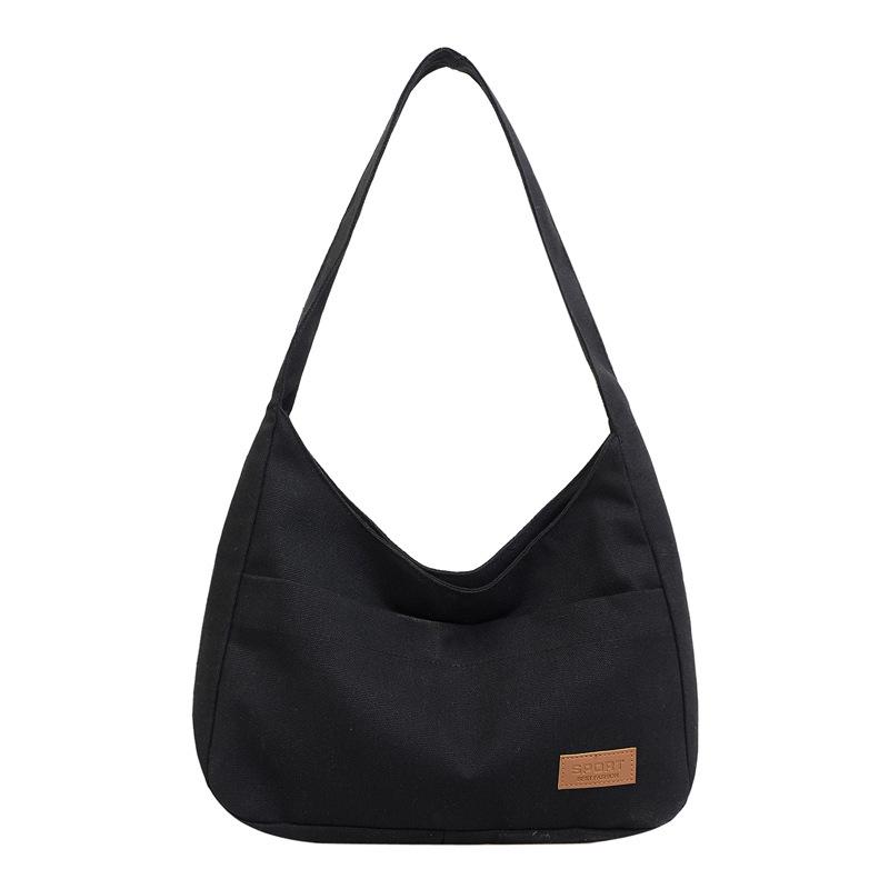 2025 New Fashion Simple Shoulder Bag Large Capacity Tote Bag Casual Personality Canvas Women's Handbag