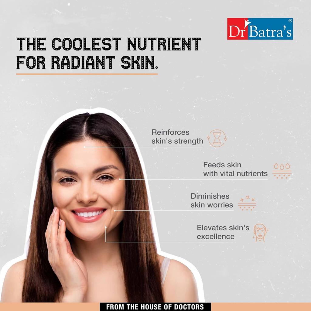Dr Batra's Nutrigood Skin 60N Gummies For Youthful Glow Daily Beauty Supplement Pack Of 1 For Men Women Support Routine