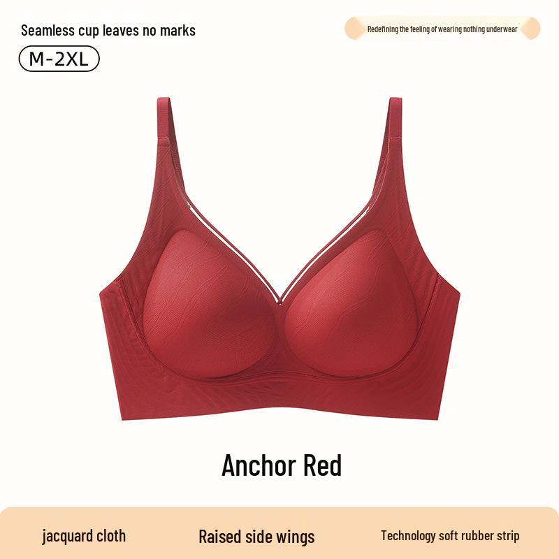 Seamless Pull-On Women's Underwear: Anti-Sagging, Side Support for Underarm Fat, Breathable, Comfortable, Adjustable, Jelly Soft Support Bra.