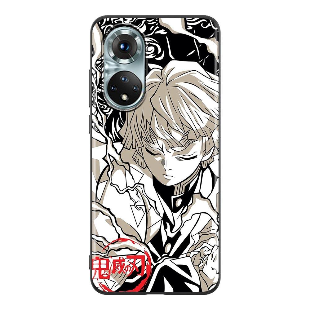 Demon Slayer Kimetsu No Yaiba Cartoon Phone Case For Honor X8 60 8X 9X 50 30i 21i 20 9A Play Nova 8i 9 SE Y60 Magic4 Pro Lite 5G
