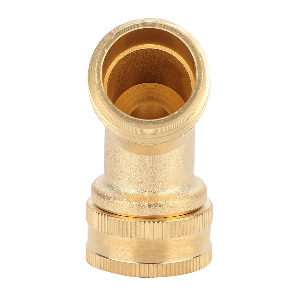 3/4" Messing Winkel Kugelhahn Schlauchanschluss Adapter mit Dichtung für Garten
