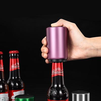 Automatischer Bierflaschenöffner Magnetischer Edelstahl Push-Down-Öffner Sodaverschluss-Öffner Küchen-Bar-Werkzeuge Gadgets Partygeschenk
