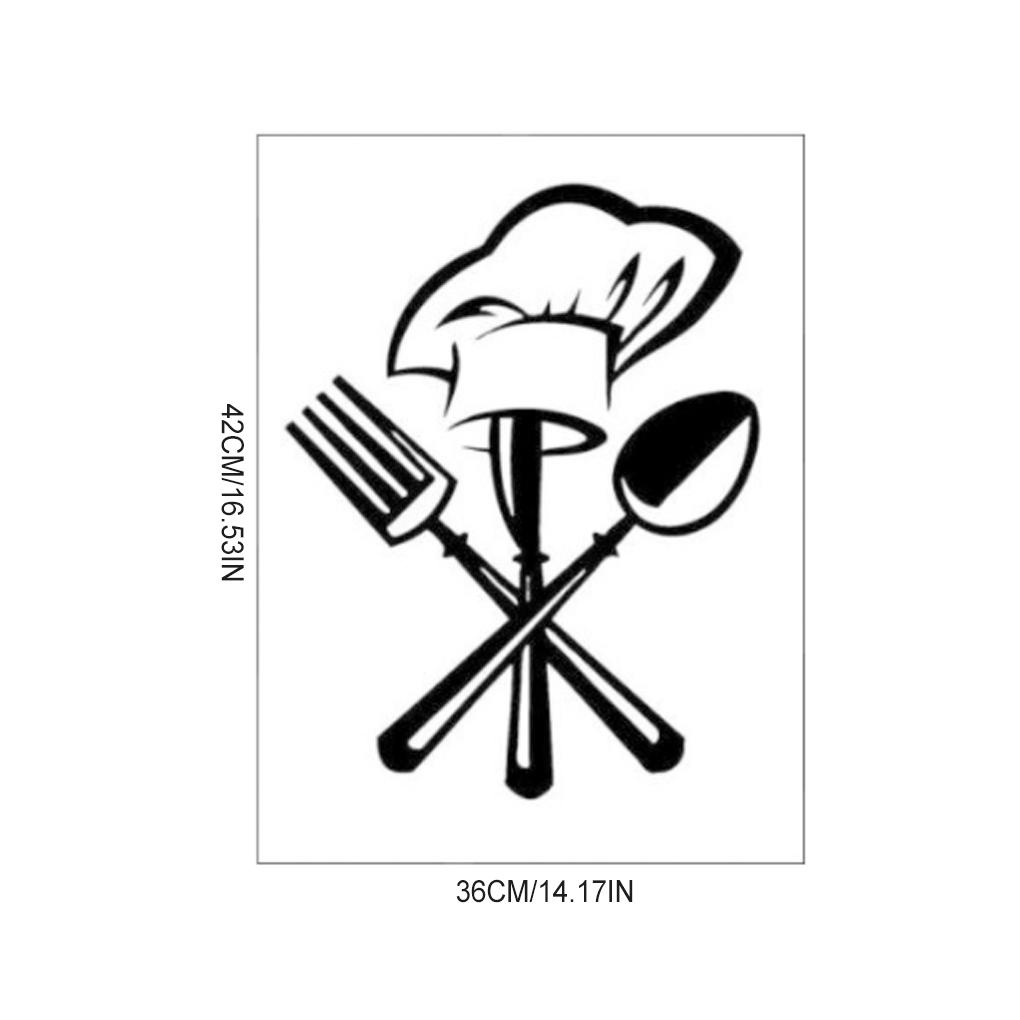 Kitchen Wall Stickers Waterproof Vinyl Walls Decals Art Decorative Sticker Self-adhesive Wallpaper Mural Decal