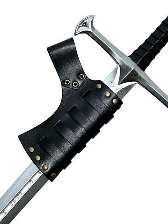 Medieval Renaissance Adjustable Leather Sword Scabbard & Belt Costume Accessory