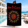 1PC Alice Chains Microfiber Beach Towel, Soft Lightweight And Quick-Dry, Ideal for Summer Travel, Beach Essential, Swimming Pool Gift