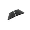 For Infiniti Q50 2014-2023 2PCS Black Titanium A Pillar Speaker Sound Cover Trim