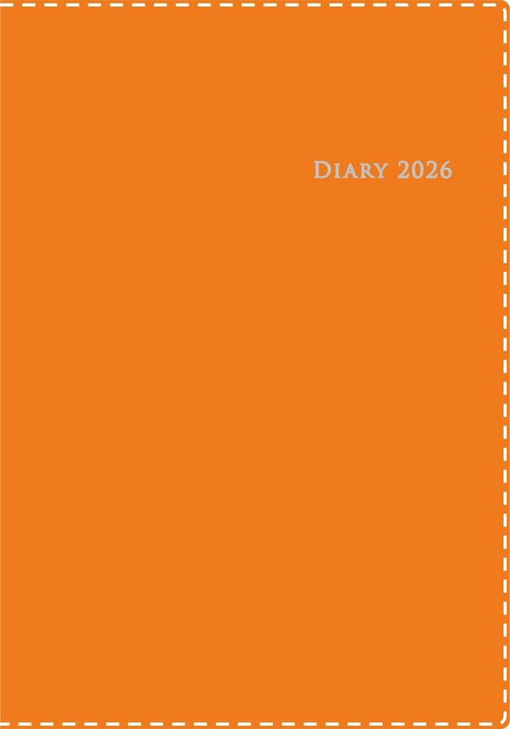 Takahashi 2026 April A5 Weekly Desk Casual Size 964 Planner, Start, Diary, 4, Orange, No.