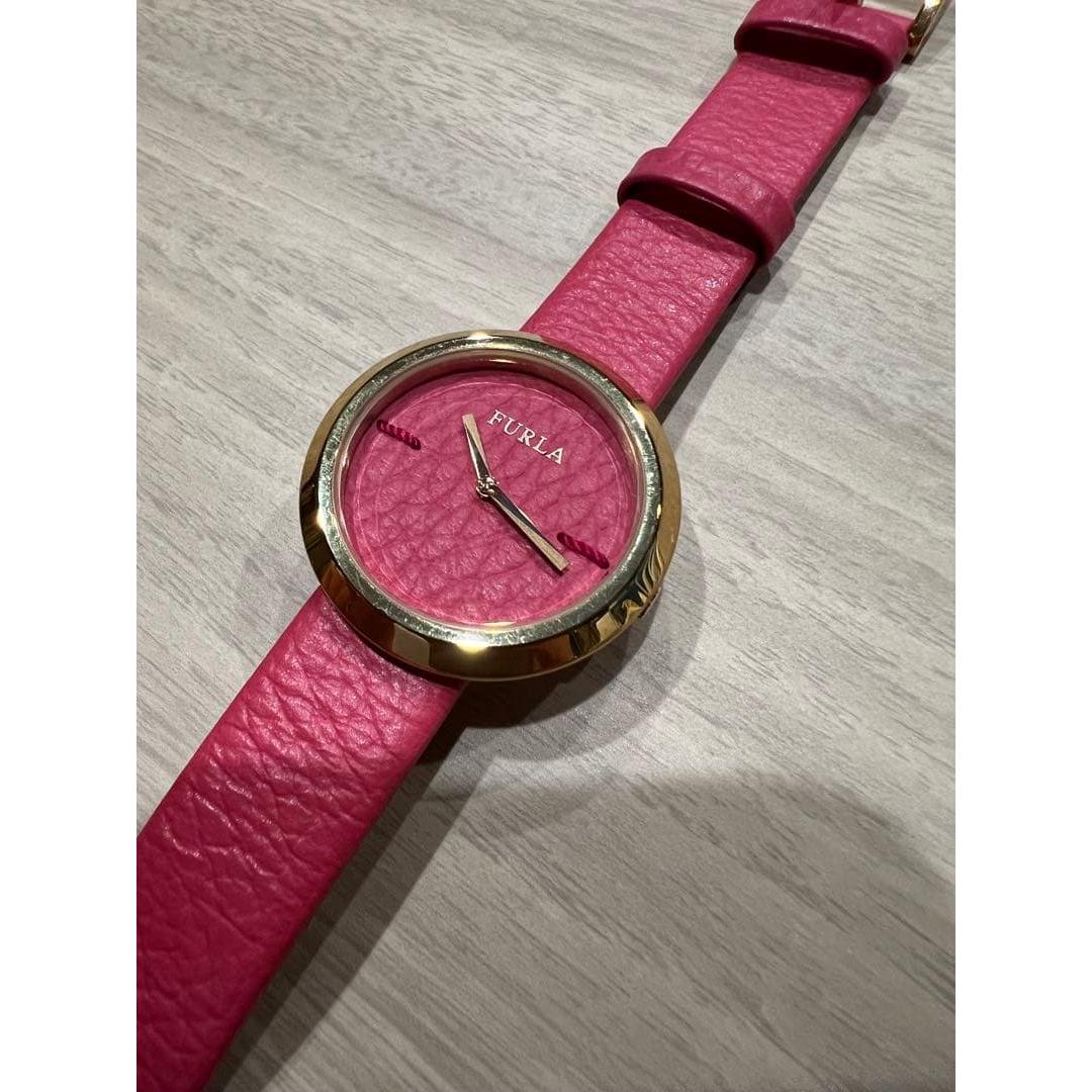 Used FURLA quartz watch pink