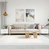 VidaXL Coffee Tables 2 Pcs White 50x50x40 Cm Engineered Wood 829365