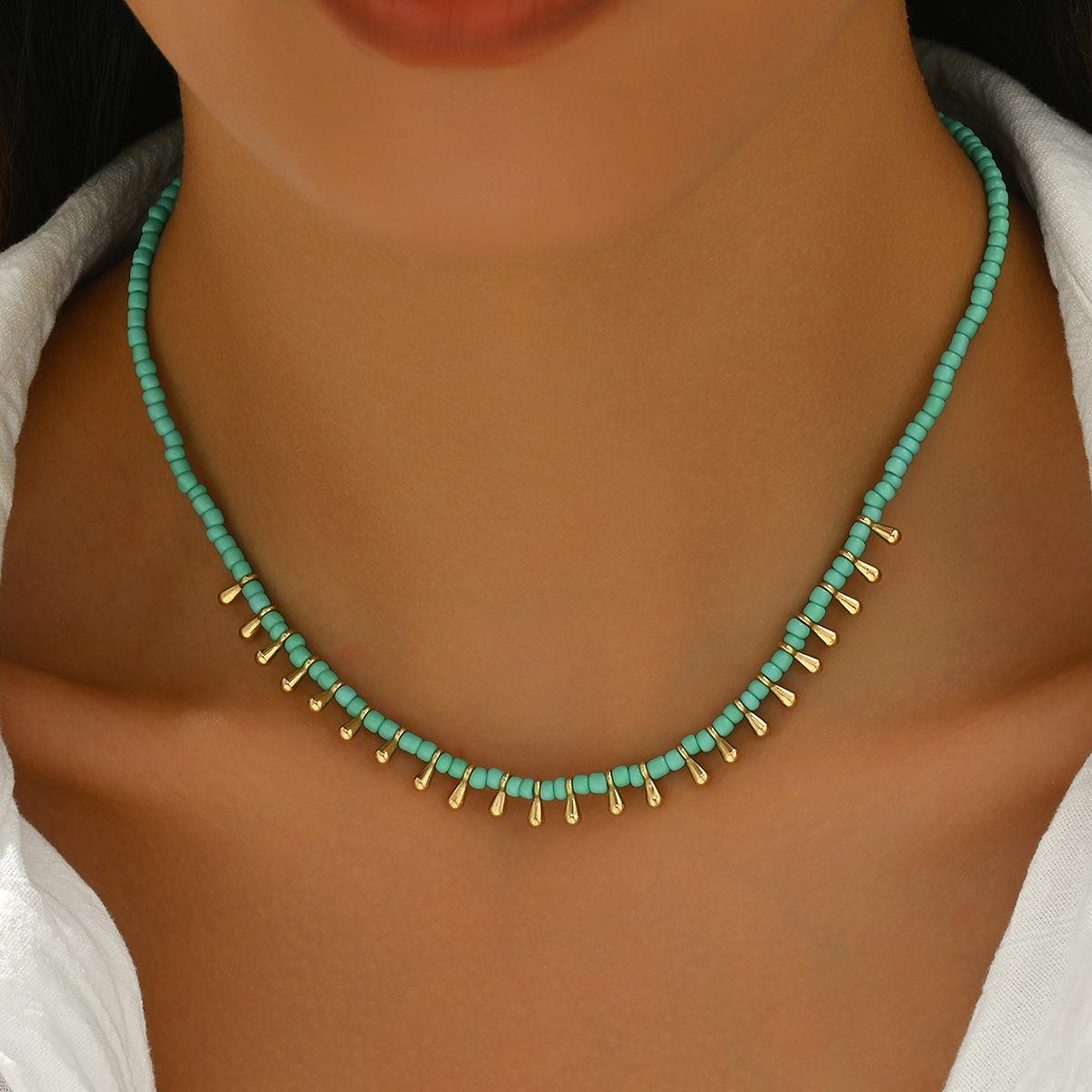 

Элегантное бохо-ожерелье ручной работы из бисера — идеальный вариант на каждый день и для особых случаев, идеальный подарок для женщин! 6