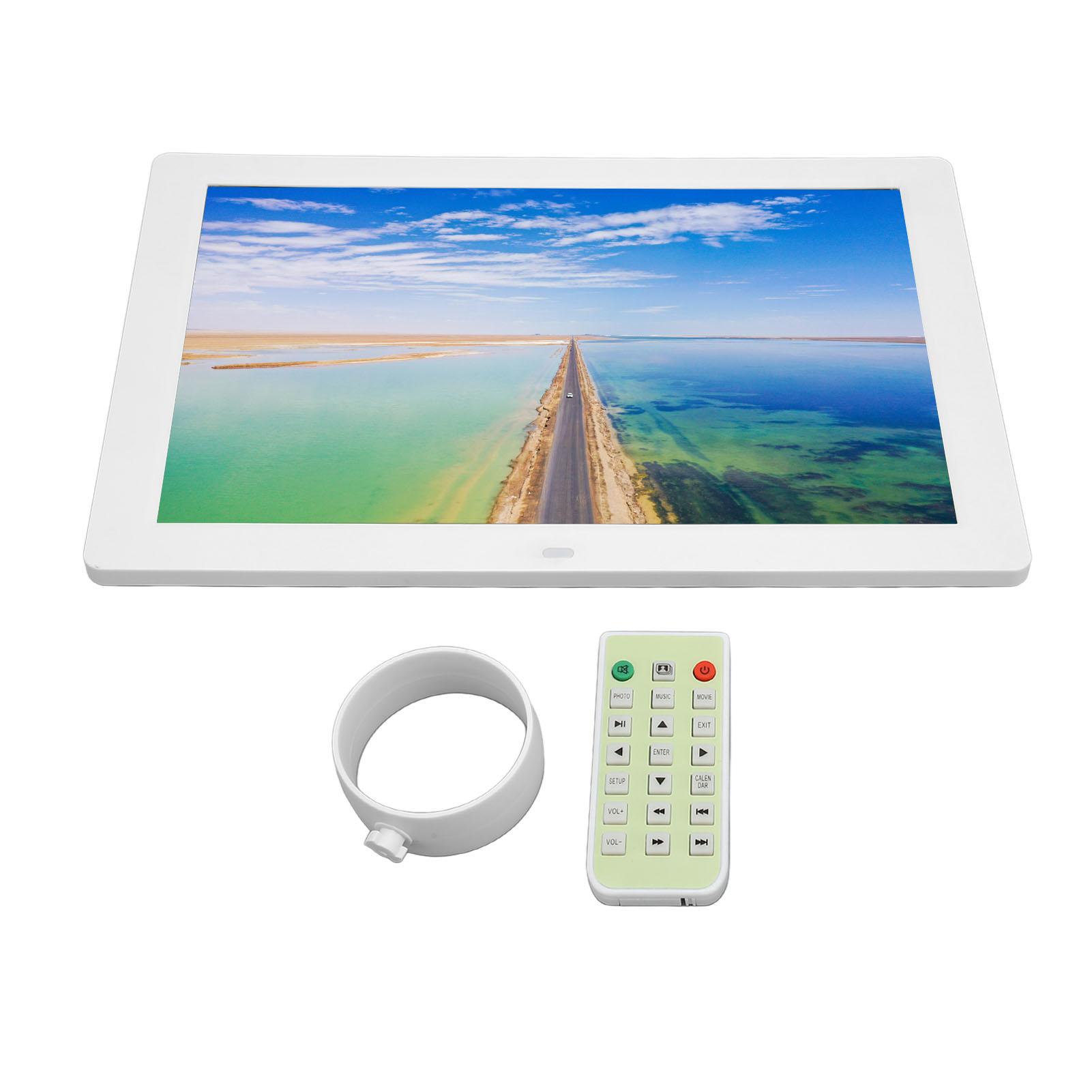 

12.1-дюймовая цифровая фоторамка 1280x800 ЖК-дисплей HD рекламная машина для фотографий музыки видео EU Plug