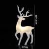 Beautiful Glitter Christmas Elk Baking Cake Decoration Ornament Birthday Party Dessert Table Arrangement Crystal Deer Insert