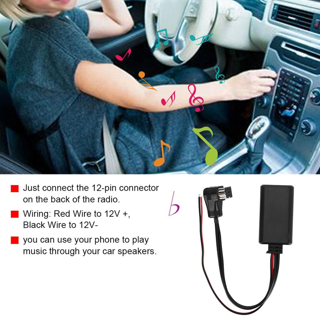 Bluetooth Wireless AUX Adapter Car Audio Stereo Module for IP BUS