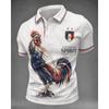 Edition French Fans Football Polo Shirt - 3D Print - Comfortable and Breathable - Suitable for Both Men and Women
